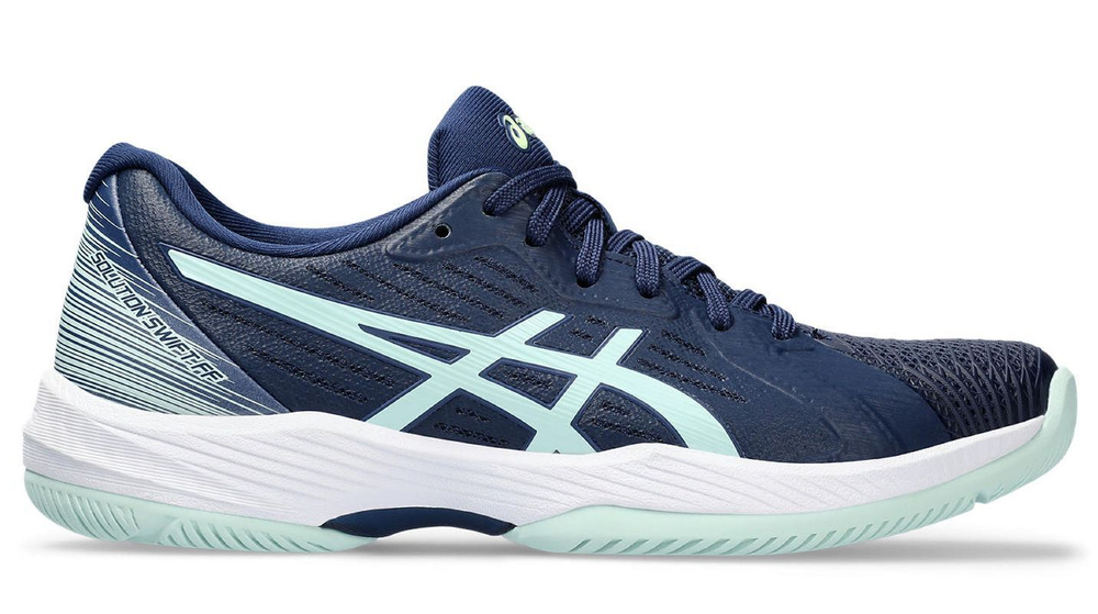 Женские Кроссовки теннисные Asics Solution Swift FF - blue expanse/pale blue