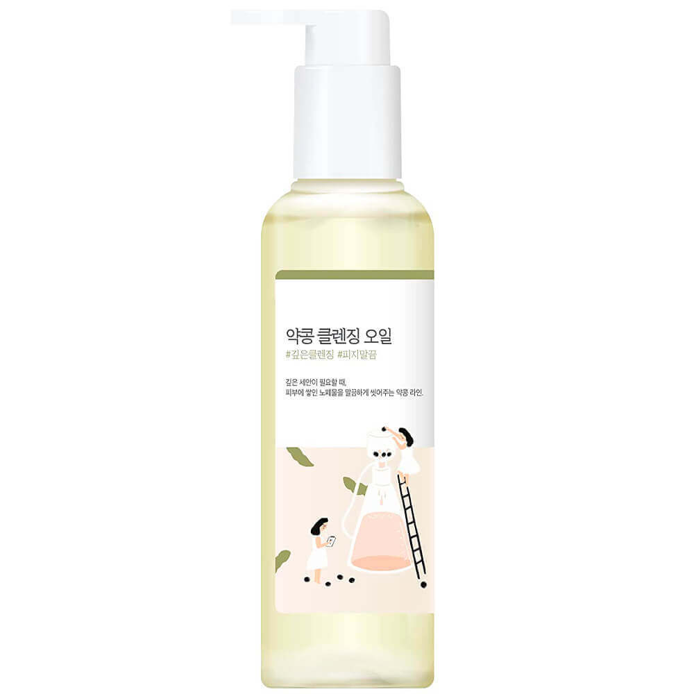 Round Lab Soybean Cleansing Oil - Питательное гидрофильное масло с чёрной соей, 200мл