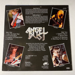 Винтажная виниловая пластинка LP Angel Dust Into The Dark Past (Germany 1986)