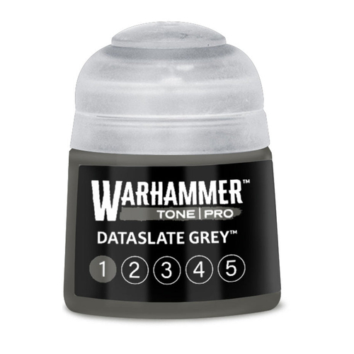 Warhammer Tone Pro Dataslate Grey 1 — краска для миниатюр, 12 мл (20-101)