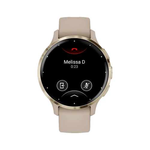 Умные часы Garmin Venu 3S, 41mm, Soft Gold / French Gray (010-02785-02)