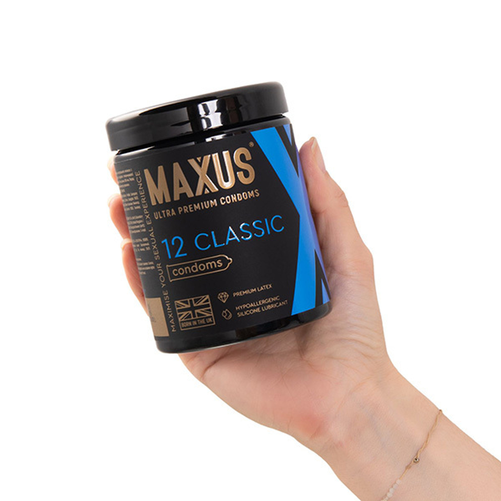 Классические презервативы Maxus Classic 12шт