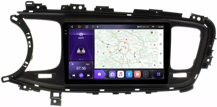 Магнитола для KIA Optima 3 2013-2015 TF - Kuberg OL-9782 QLed+2K, Android 12, Быстрая, CarPlay, 4G SIM-слот
