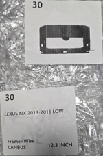 Установочный комплект для LEXUS 14-16 NX KUBERG GL-12801L-FW