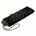 Зонт механический pocket mini signature black hot print