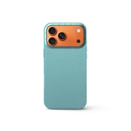 Чехол для iPhone 17 - Зернистая кожа - голубой