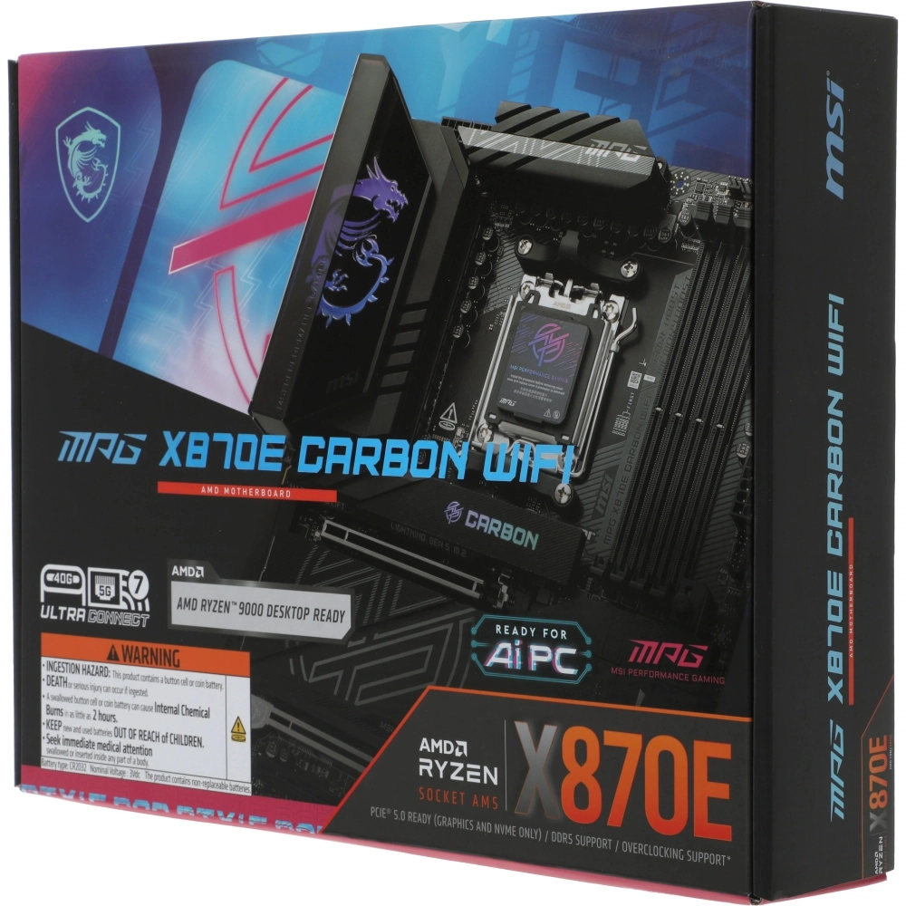 Материнская плата MSI MPG X870E CARBON WIFI