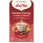 Чай Yogi Tea Positive Energy аюрведическая смесь с клюквой и гибискусом 17 пакетиков 30,6 г (из Финляндии)