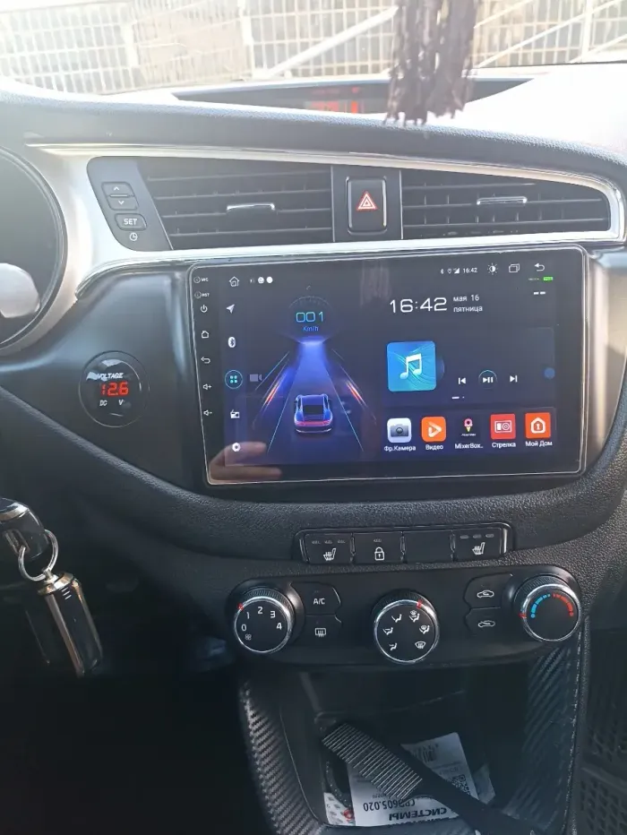 Магнитола для KIA Ceed 2 (JD) 2012-2018 (рамка матовая) - Vaycar VA27-0217 на Android 13, 4G SIM-слот