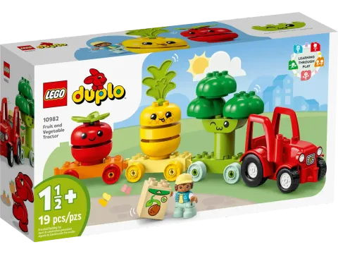 Конструктор LEGO Duplo 10982 Трактор для перевозки овощей и фруктов