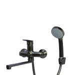 Смеситель для ванны и раковины 35k MIXLINE МЛ15-02 (ML15-02GR) ГРАФИТ