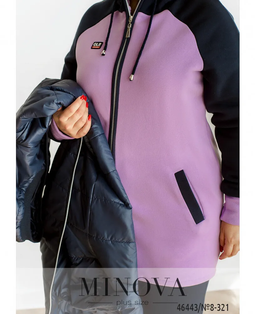 Костюм 8-321-лаванда-синий Minova