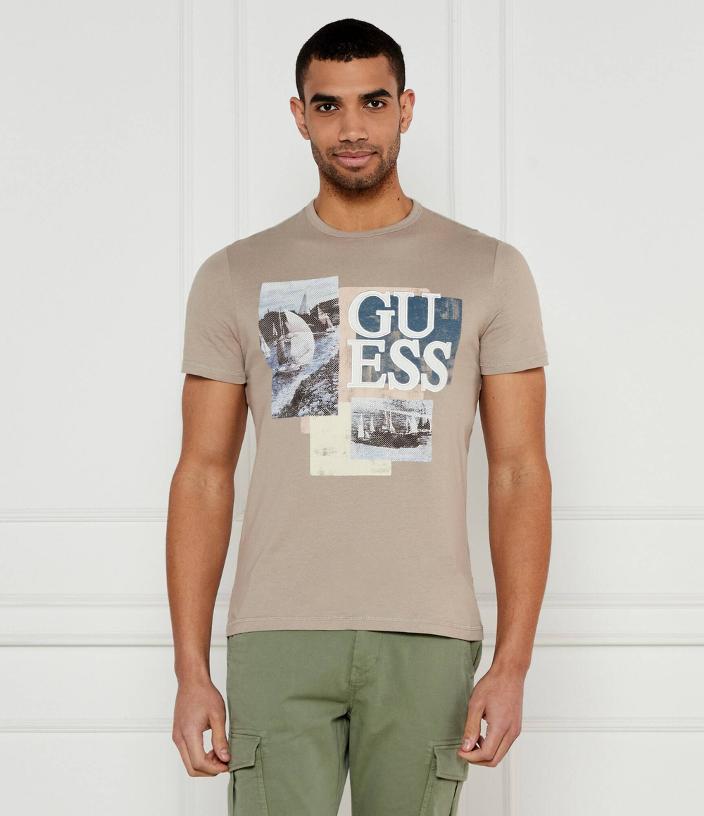 Футболка GUESS - бежевый(M5GI04 I3Z14)