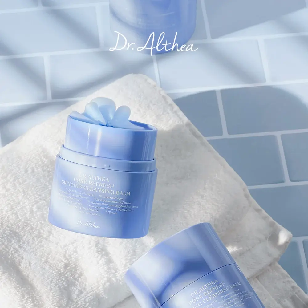 Dr.Althea Pore Refresh Grinding Cleansing Balm гидрофильный бальзам-щербет с азуленом и рисом