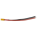 Разъем XT30U-M папа с проводом 10см 18AWG