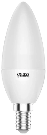 Лампа Gauss LED Elementary Свеча 6W E14 4100K (3шт в упак) 33126T
