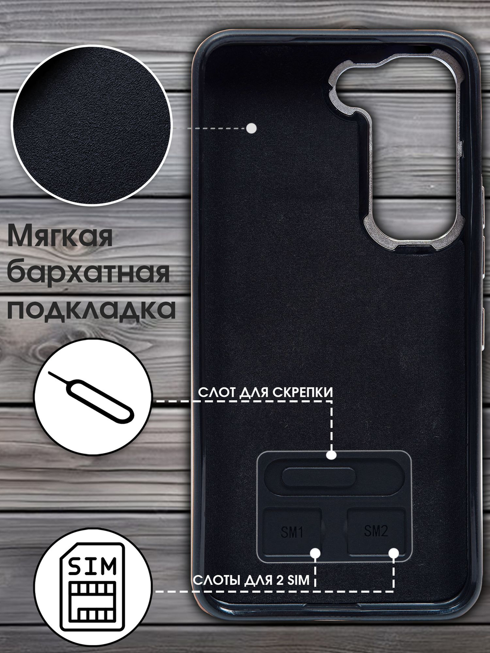 Business style чехол из кожи для SAMSUNG GALAXY S21 5G (не ULTRA/ FE/ PLUS!) с кольцом-подставкой и бархатной подкладкой