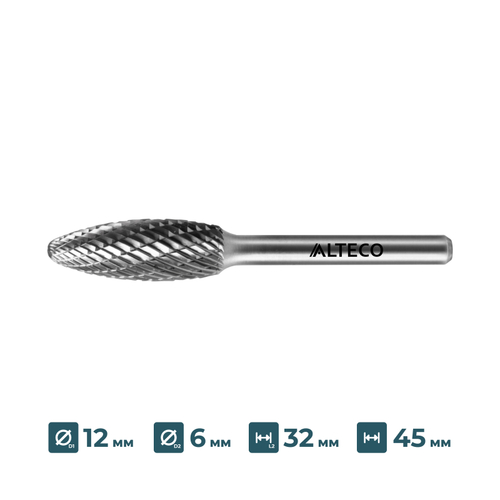 Борфреза по металлу ALTECO H 1232/6 MX