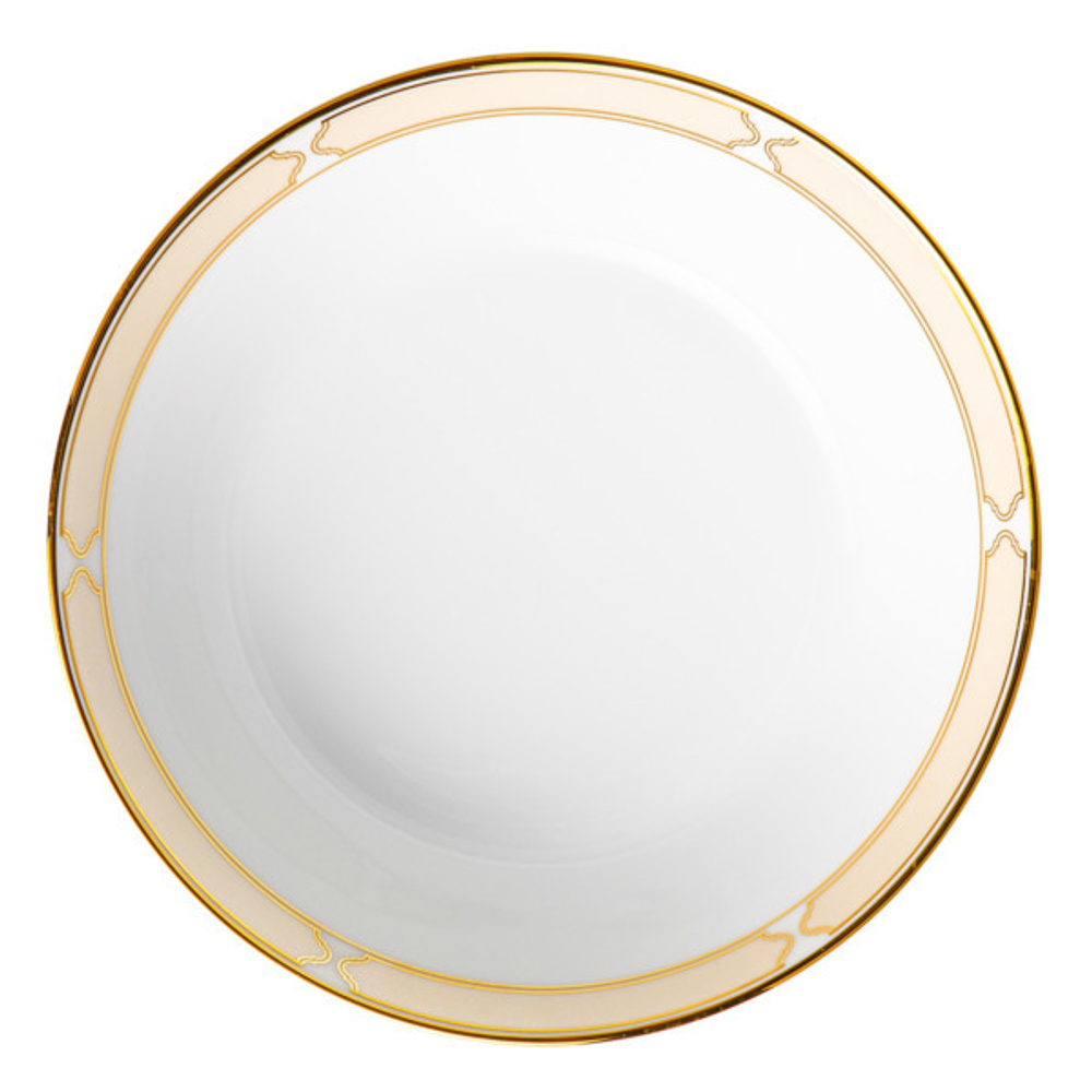 Тарелка суповая 17.5см Noritake Царский дворец с золотым кантом