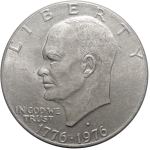 1 доллар 1976 год, США, Эйзенхауэр, Колокол Свободы (D). VF-XF