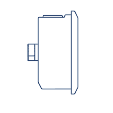 Манометр D63 G1/4 - 60 Bar - осевое подключение