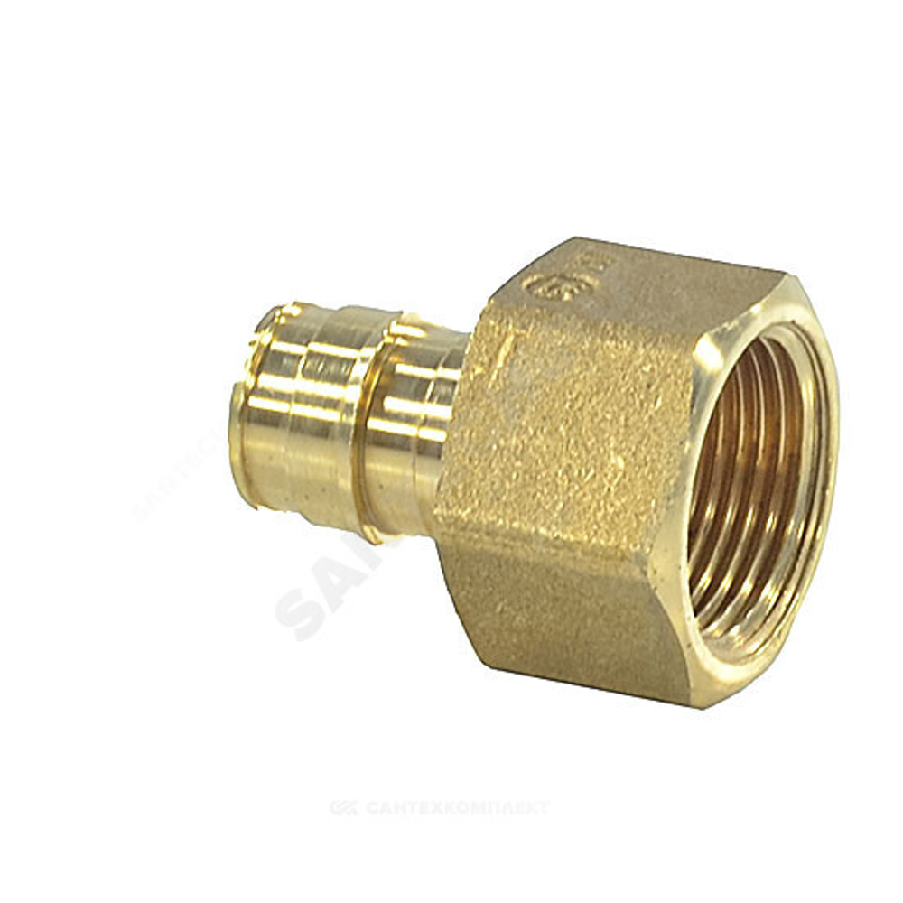 Муфта для PE-X труб радиальная латунь Дн 16х1/2" ВР GX109 Giacomini GX109Y033