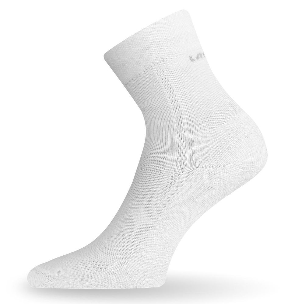 Носки Lasting AFE 001 cotton+polyamide, белый, размер S , AFE001S