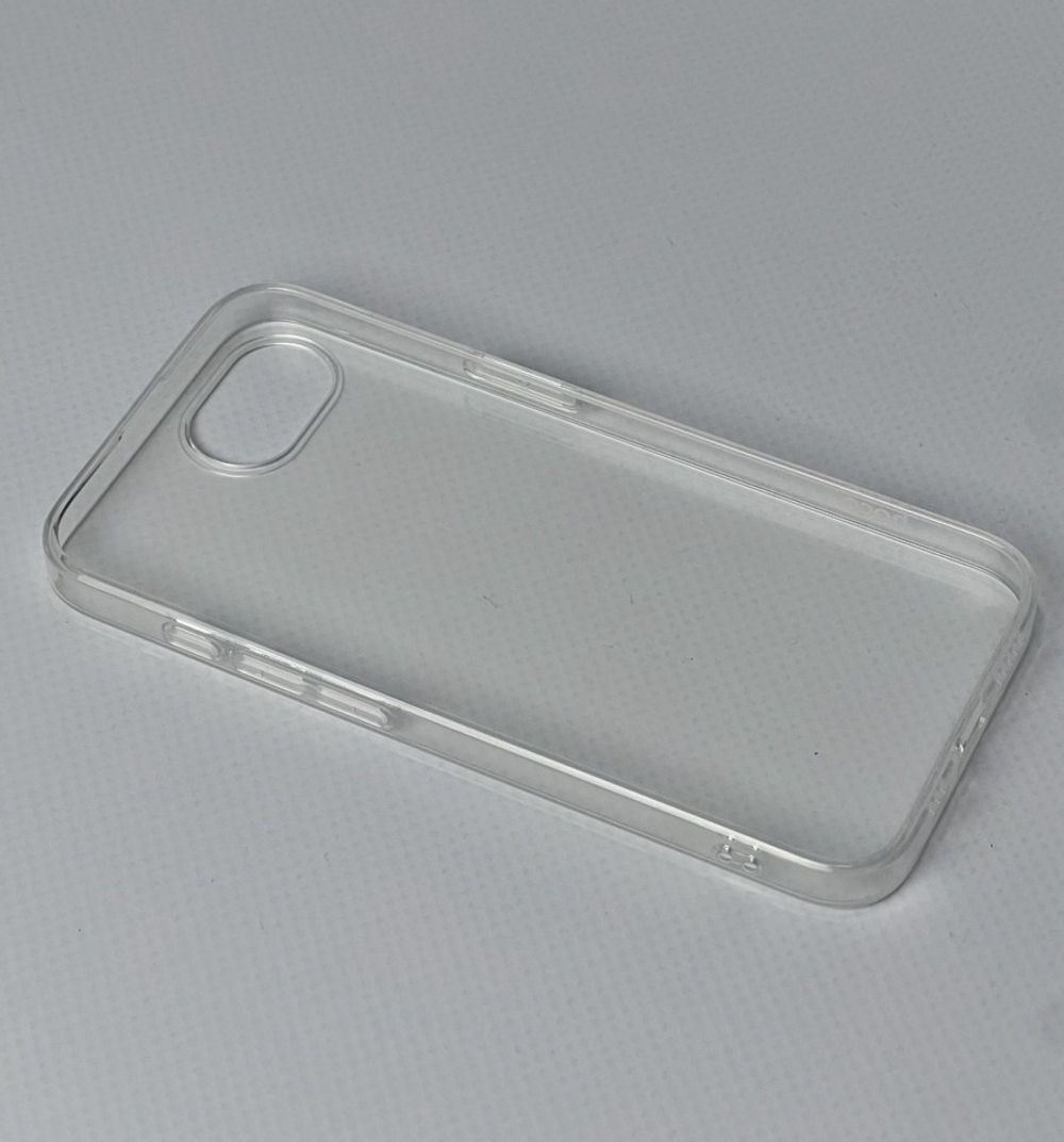 Накладка для i-Phone 16e Hoco Light силикон прозрачный