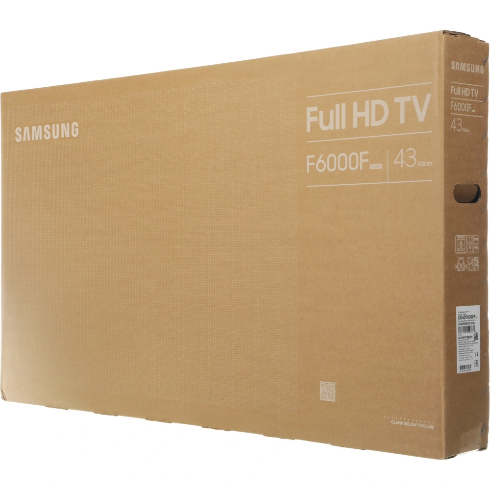 Телевизор Samsung UE43F6000FUXRU 43" HD LED Smart черный