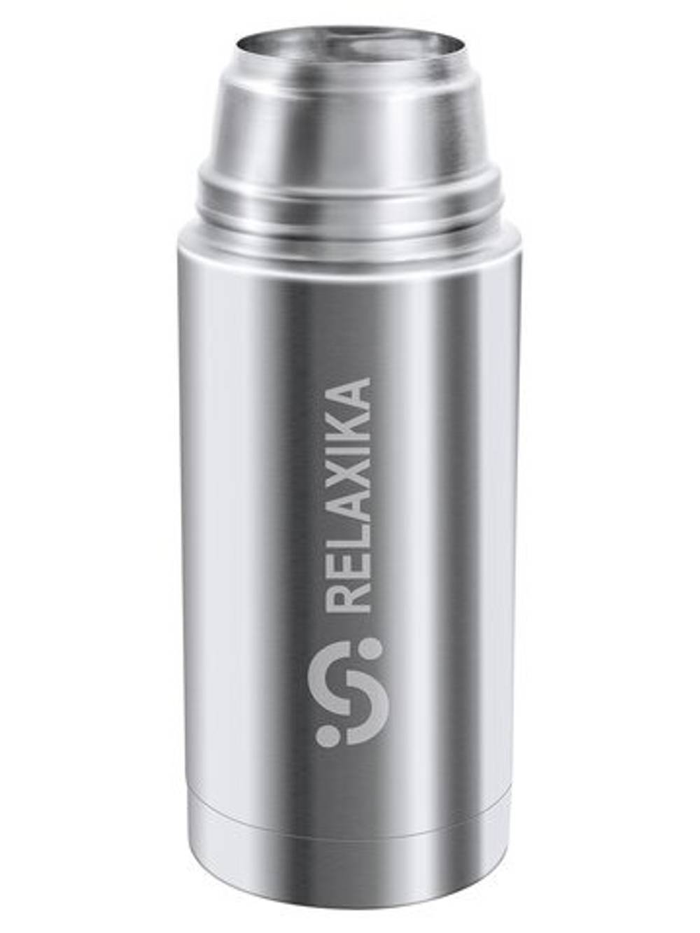 Термос Relaxika 102 (0,5 литра), 2 чашки, стальной