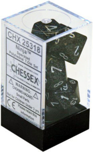 Chessex 7-dice set Ninja