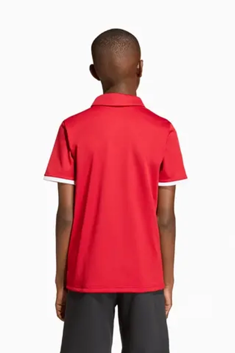 Футболка adidas Entrada 26 Polo Junior - красный