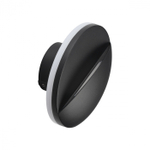 Уличный настенный светодиодный светильник Novotech 359533 STREET NT25 000 черный IP54 LED 10W 100-240V 3000К HALO