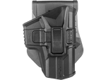 Кобура поворотная с кнопкой для Glock 9 мм (правша), черный, Fab Defense