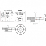 Люстра на штанге Imperiumloft RH Marais Round Chandelier D80 40,2668