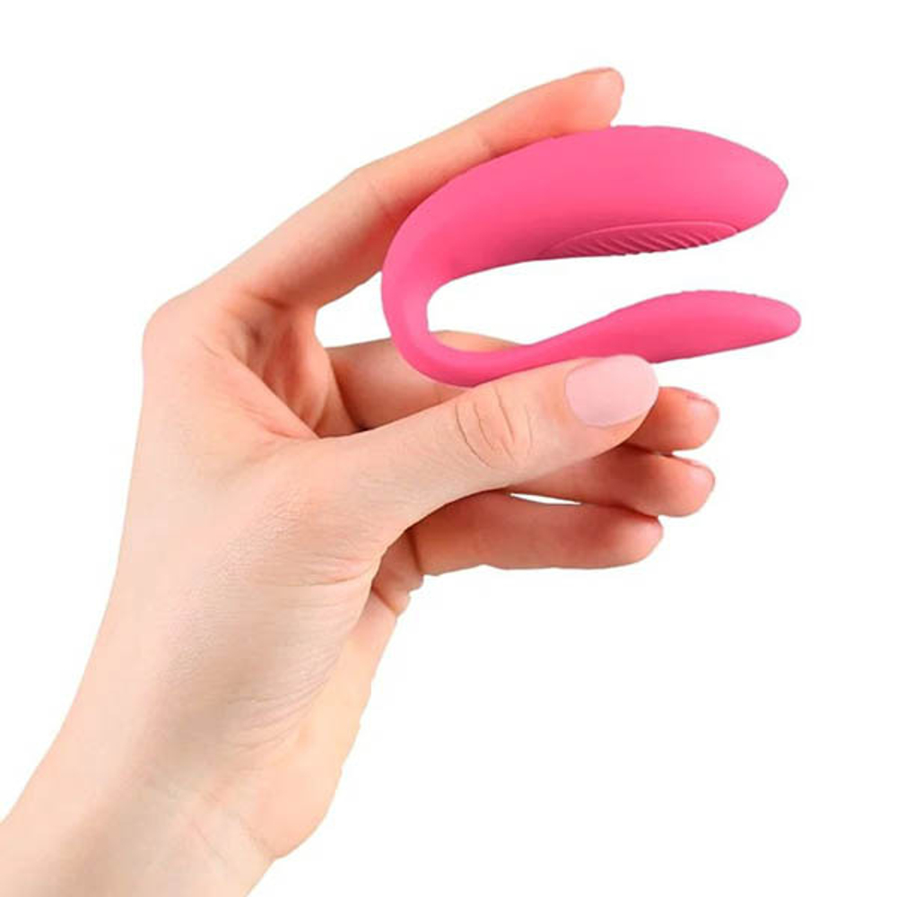 Розовый вибратор для пар 7,5см We-Vibe Sync Lite SNSY4SG3