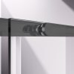 Душевая дверь Слим-Н (Slim-N) VDS-4SN120CLGM, 1200, вороненая сталь, стекло прозрачное,