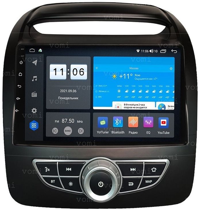 Магнитола для KIA Sorento 2012-2016 (климат на ШГУ) - ZX530R9-7862 Android 10, Быстрая, SIM-слот