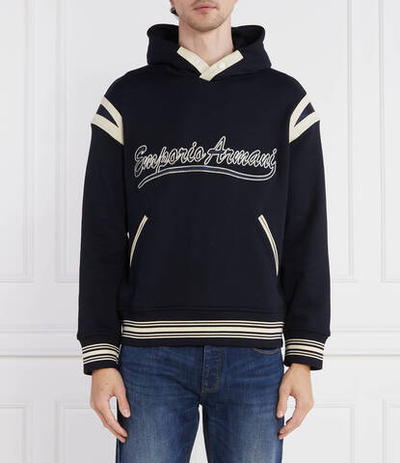 Худи Emporio Armani - темно-синий(6R1MG1 1JWPZ)
