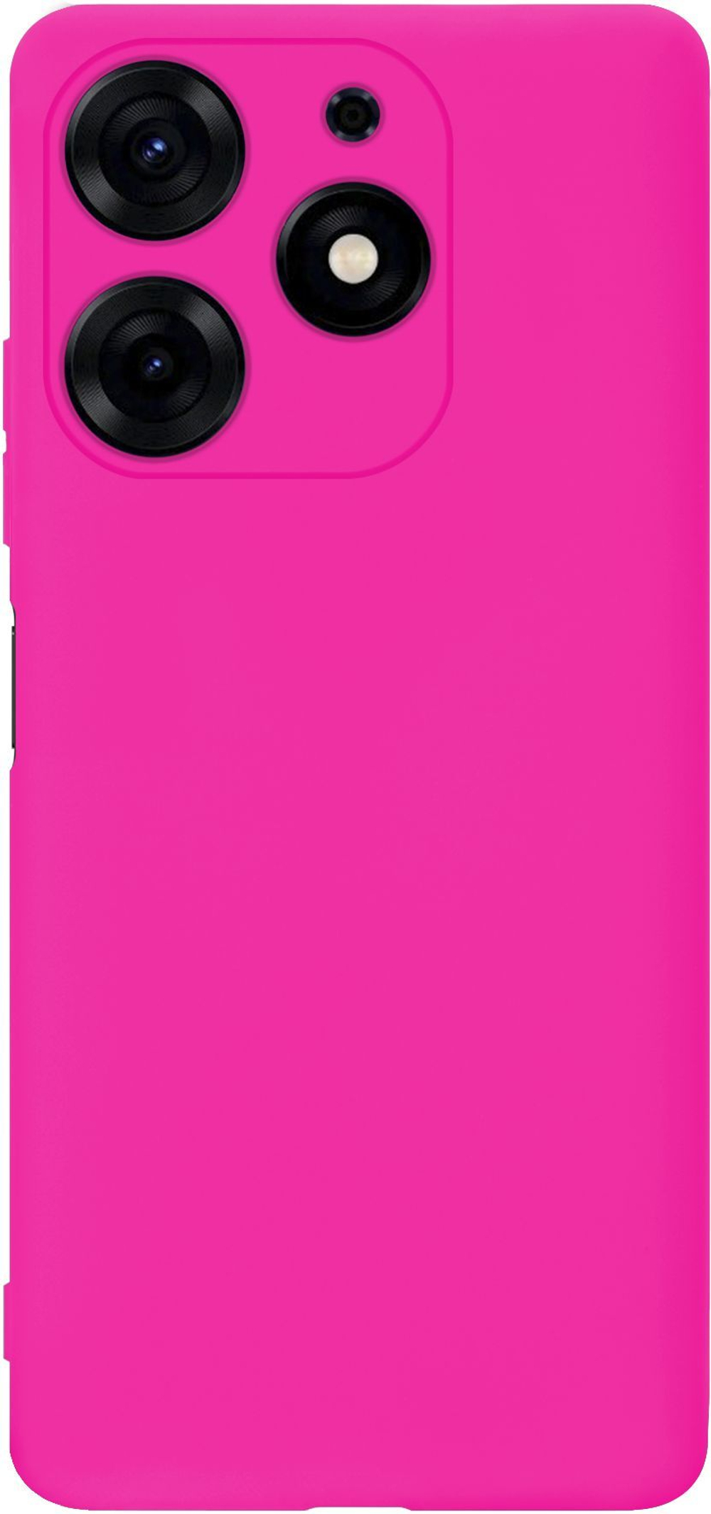 Мягкий Soft Touch чехол из силикона для TECNO SPARK 10 PRO с бархатной подкладкой