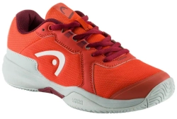 Детские теннисные кроссовки Head Sprint 3.5 - orange/dark red