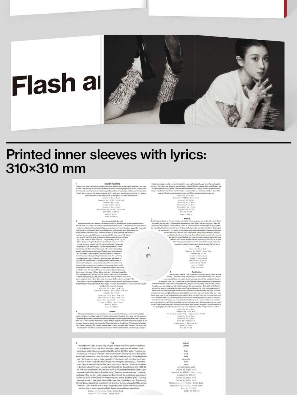 Альбом YERIN BAEK - FLASH AND CORE 3rd Album LP