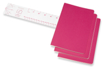 Набор из 3-х блокнотов в линейку Moleskine Cahier Journal (CH016D17) 13х21см, розовый (3шт)
