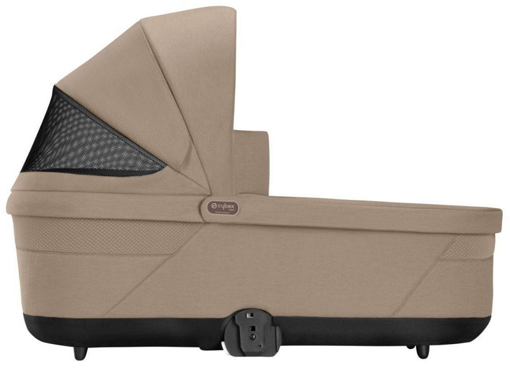 Коляска Cybex Balios S Lux TPE complete Aton S2 Hibiscus Red Base One 4 в 1 Almond Beige с дождевиками