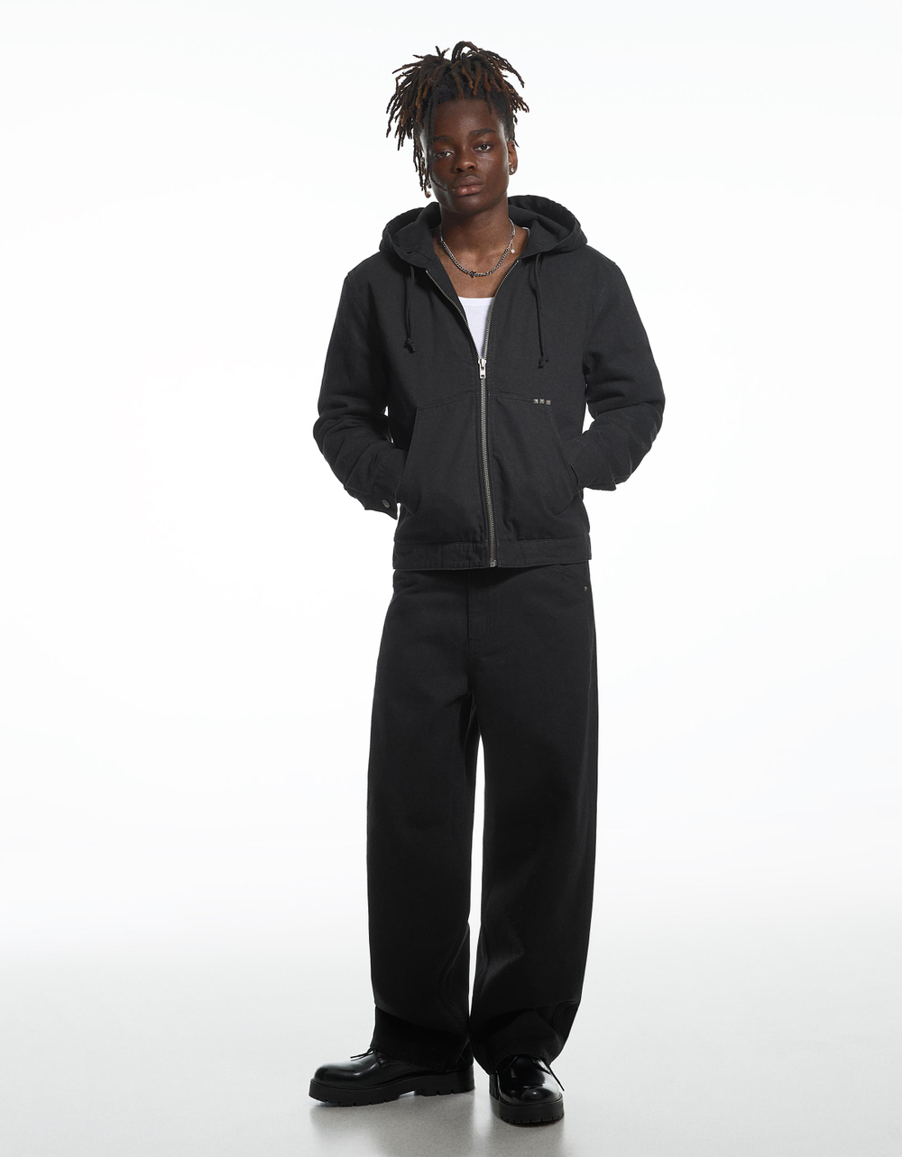 Женские брюки с заниженным шаговым швом ARIES X BERSHKA - BERSHKA