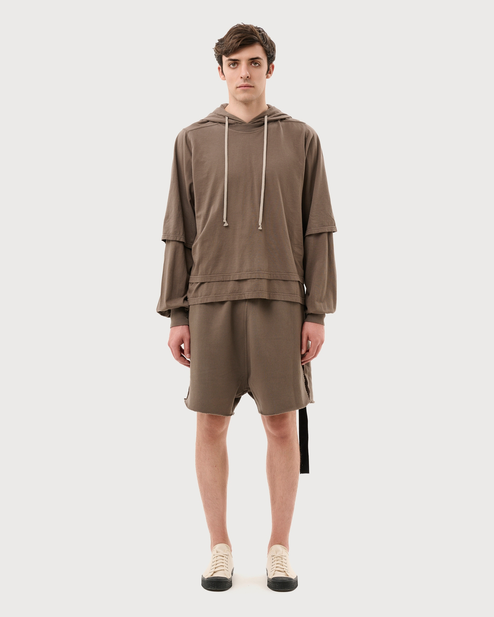 RICK OWENS DRKSHDW ШОРТЫ СЕРЫЕ LIDO LONG BOXERS