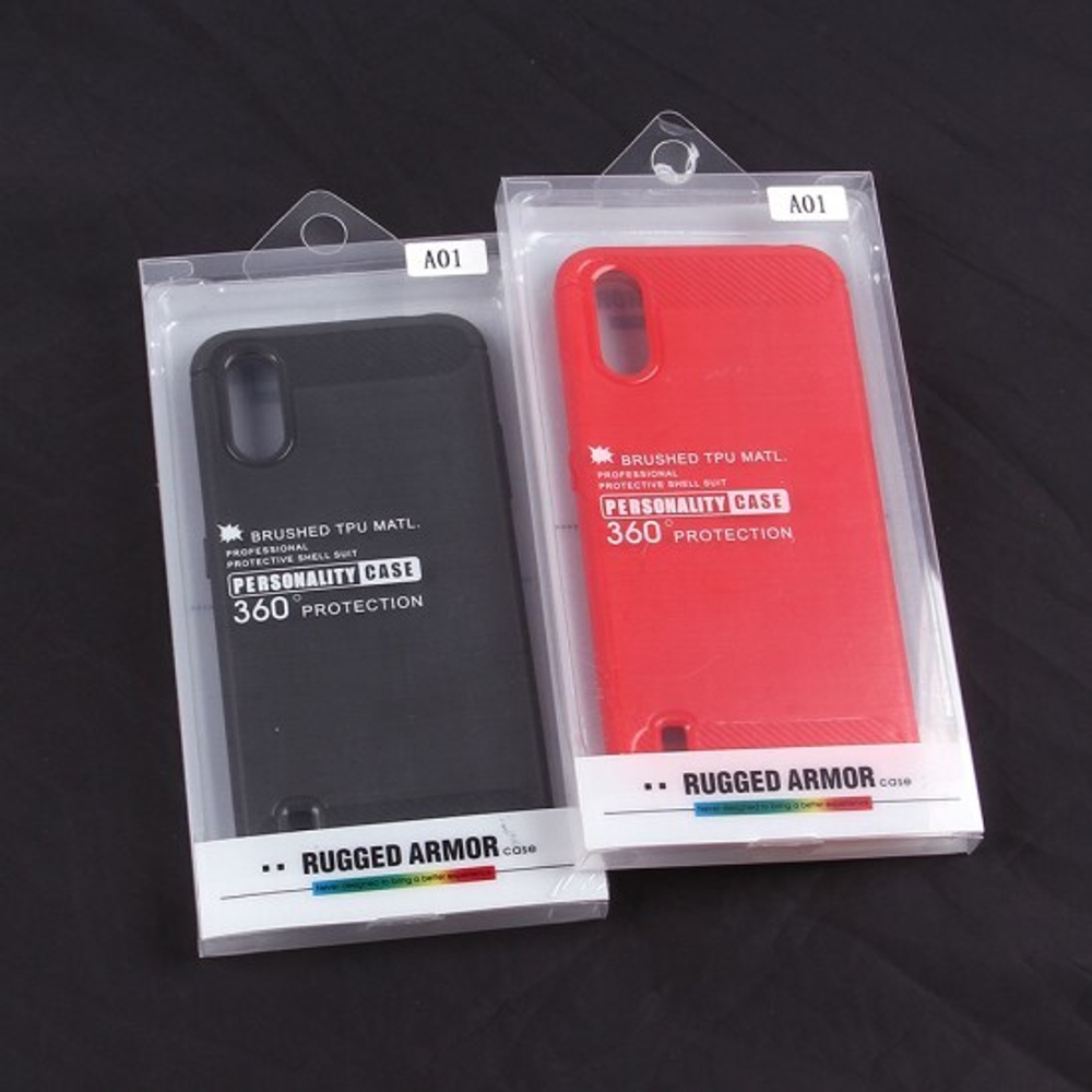 Противоударный чехол для Samsung Galaxy A01, 009508 Красный