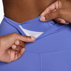 Леггинсы Nike One Seamless Front High Waisted Full Length - sapphire/white
