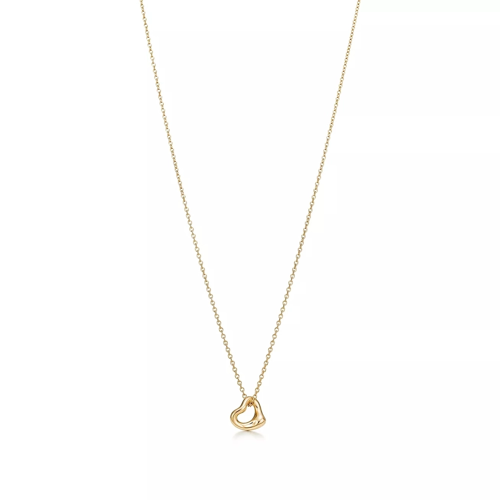 Подвеска из золота 18к(750проба), 7мм.Tiffany 💠open heart - В наличии
