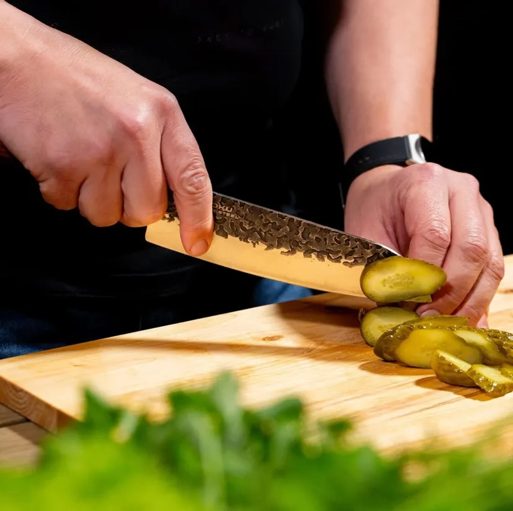 Нож кухонный Kujira Japan Series Santoku 175 мм сталь